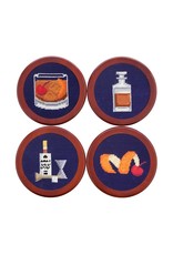 Smathers and Branson Needlepoint Coaster Set