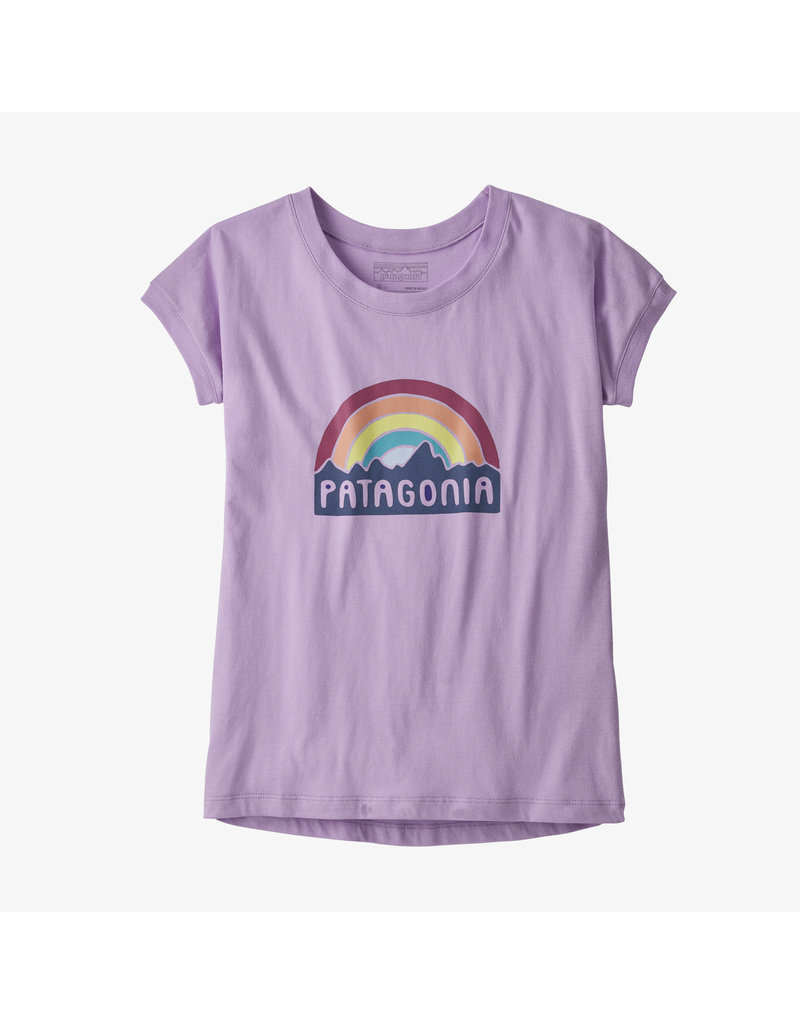 Patagonia Girls Long-Sleeved Regenerative Organic Certified Cotton Graphic T-Shirt