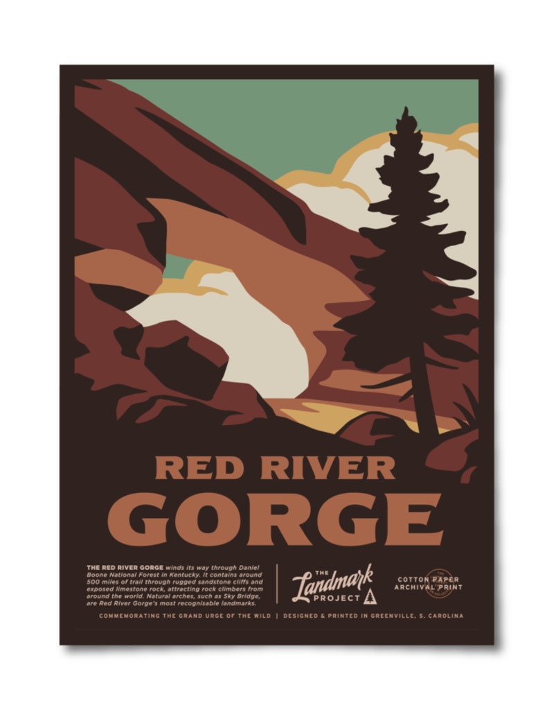 Landmark Project Red River Gorge Poster