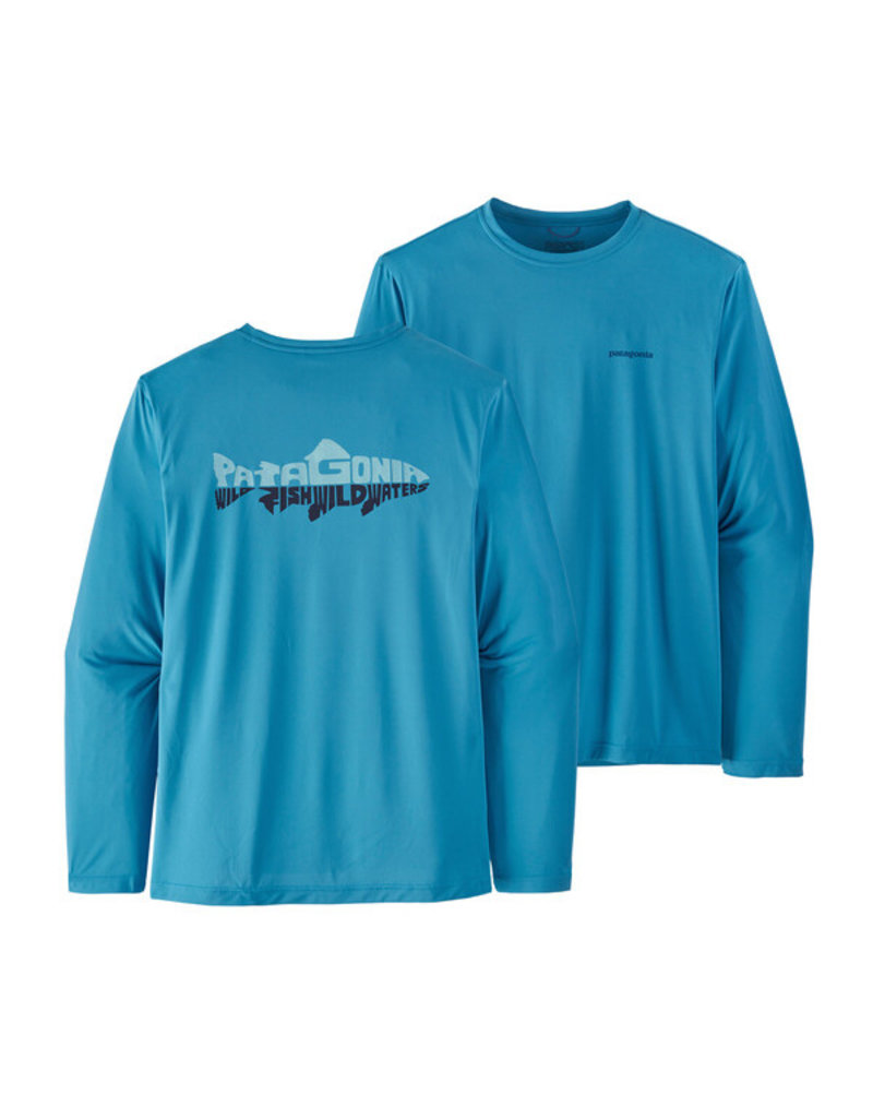 Patagonia Men's Graphic Tech Fish Tee  Patagonia mens, Long sleeve tshirt  men, Fishing tee