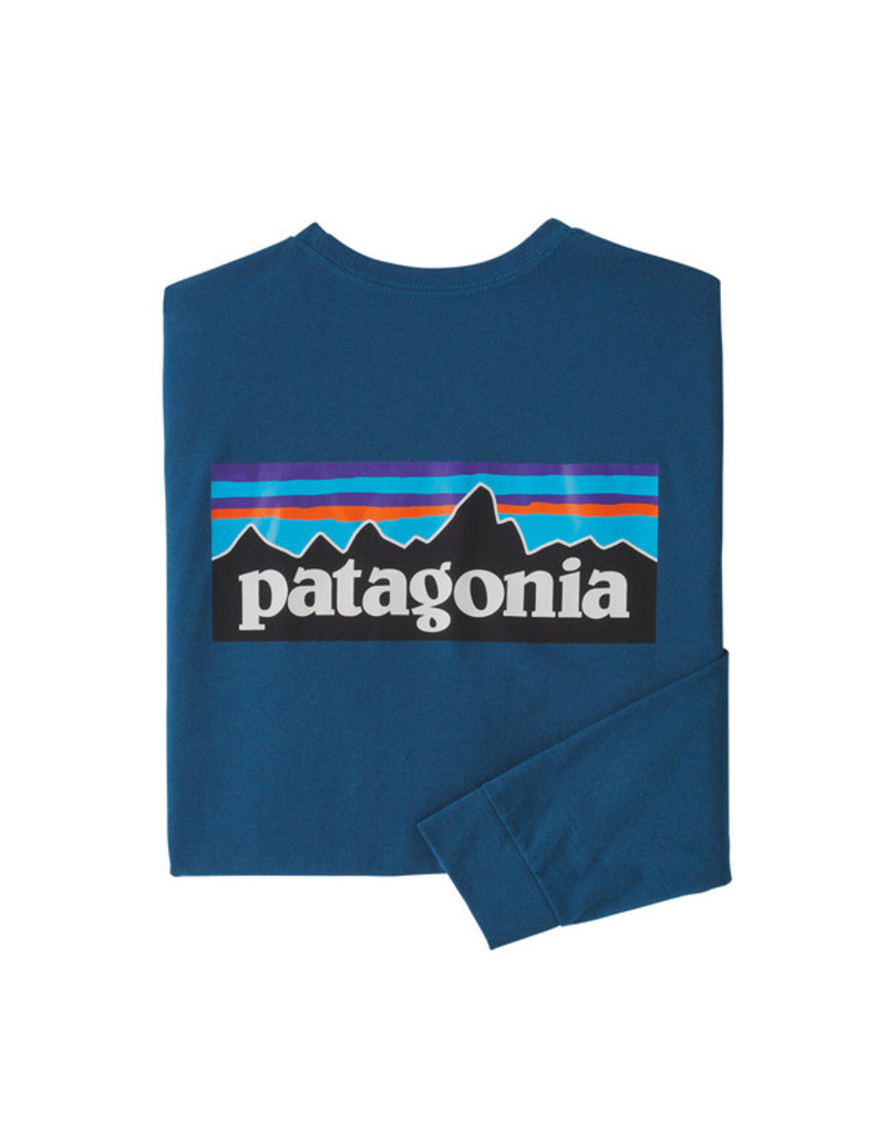 Patagonia P-6 Responsibili-Tee Mountain Regular Fit Logo Shirt Men's Medium  M 