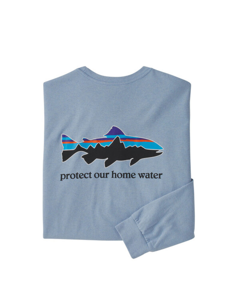 Patagonia M's L/S Home Water Trout Responsibili-Tee