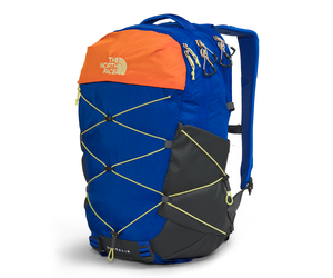 North face backpack blue and orange sale
