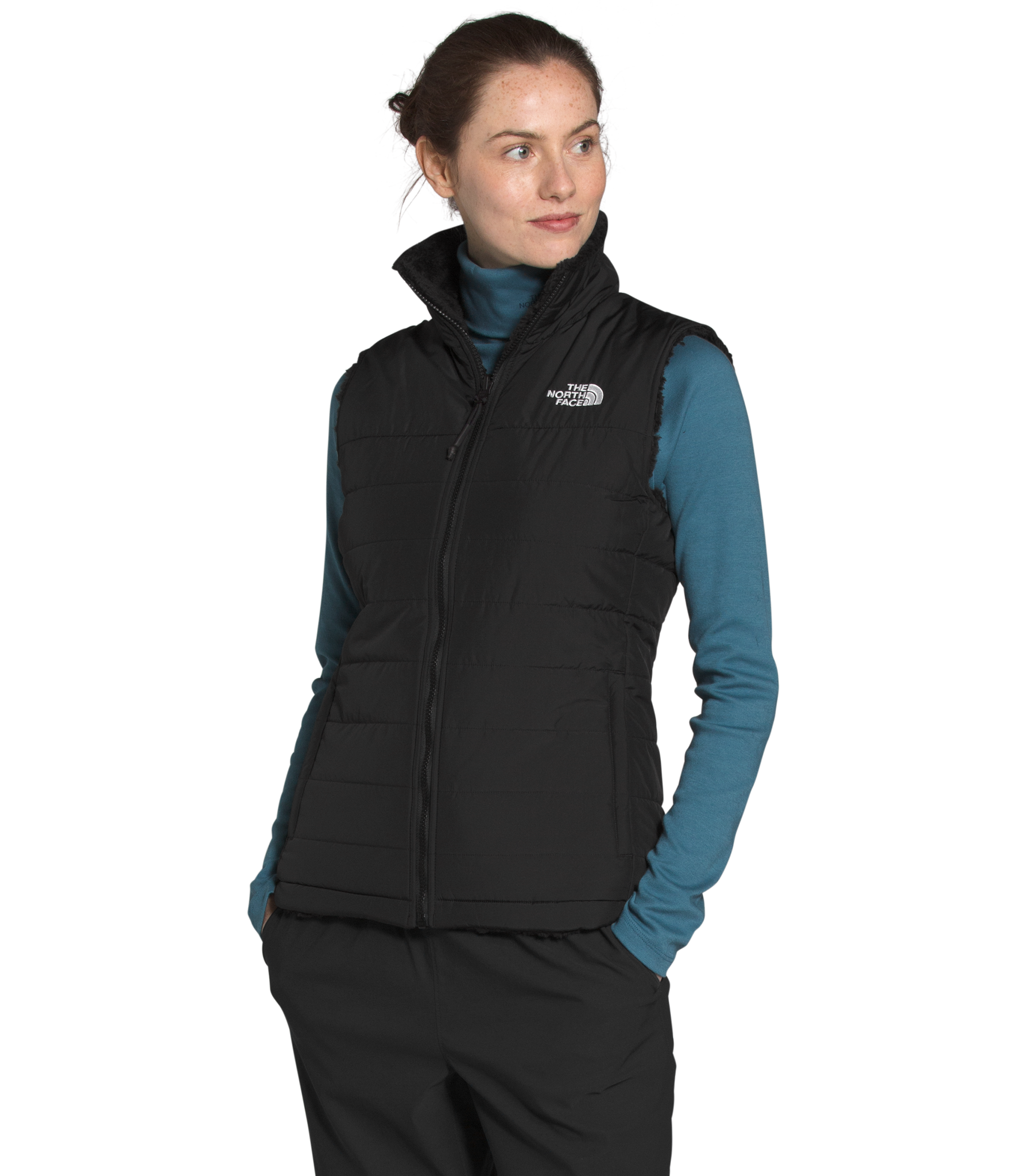 The North Face W MOSSBUD INSULATED REVERSIBLE VEST - The The North Face W MOSSBUD INSULATED REVERSIBLE VEST - The