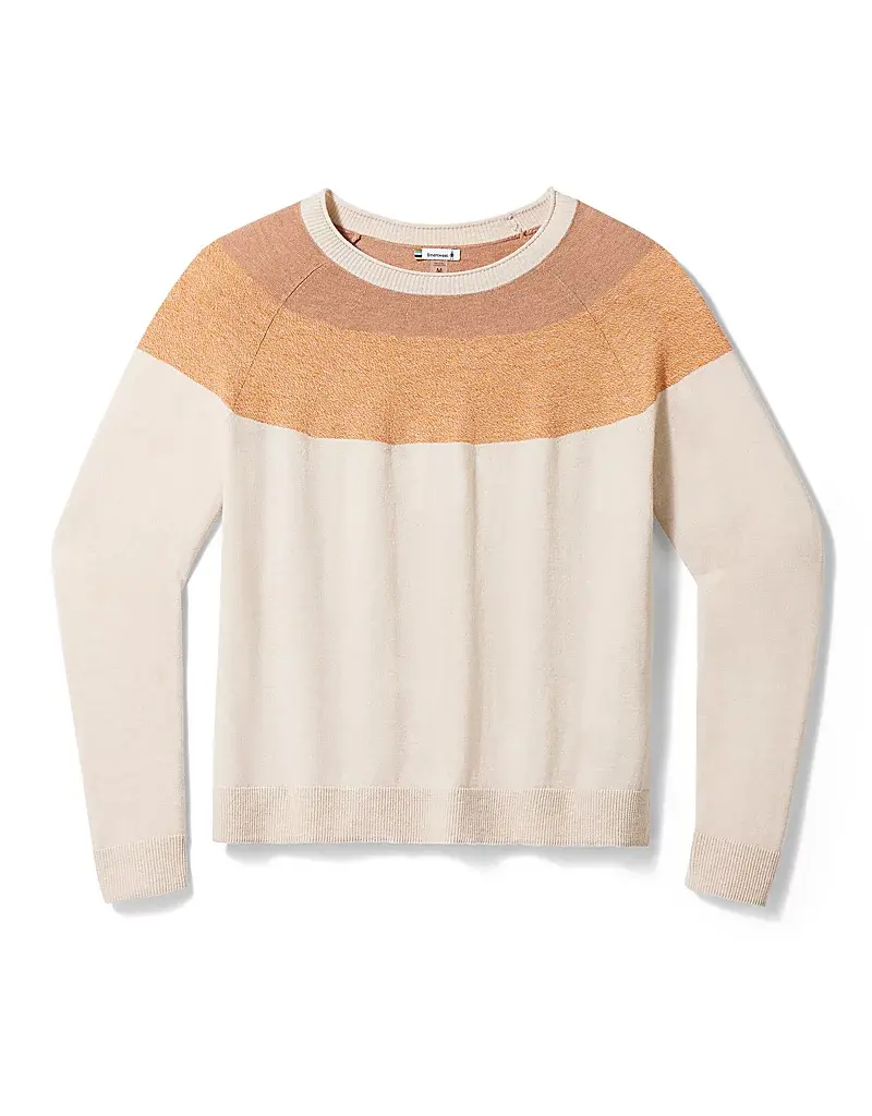 Smartwool Women's Edgewood Colorblock Crew Sweater