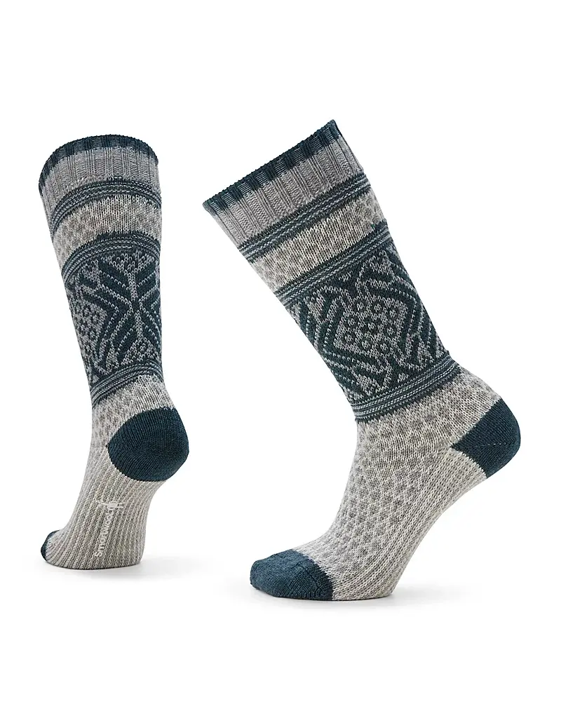 Smartwool Everyday Popcorn Snowflake Pattern Crew Socks