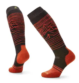 Smartwool Snowboard Full Cushion Iguchi Pattern Over The Calf Socks