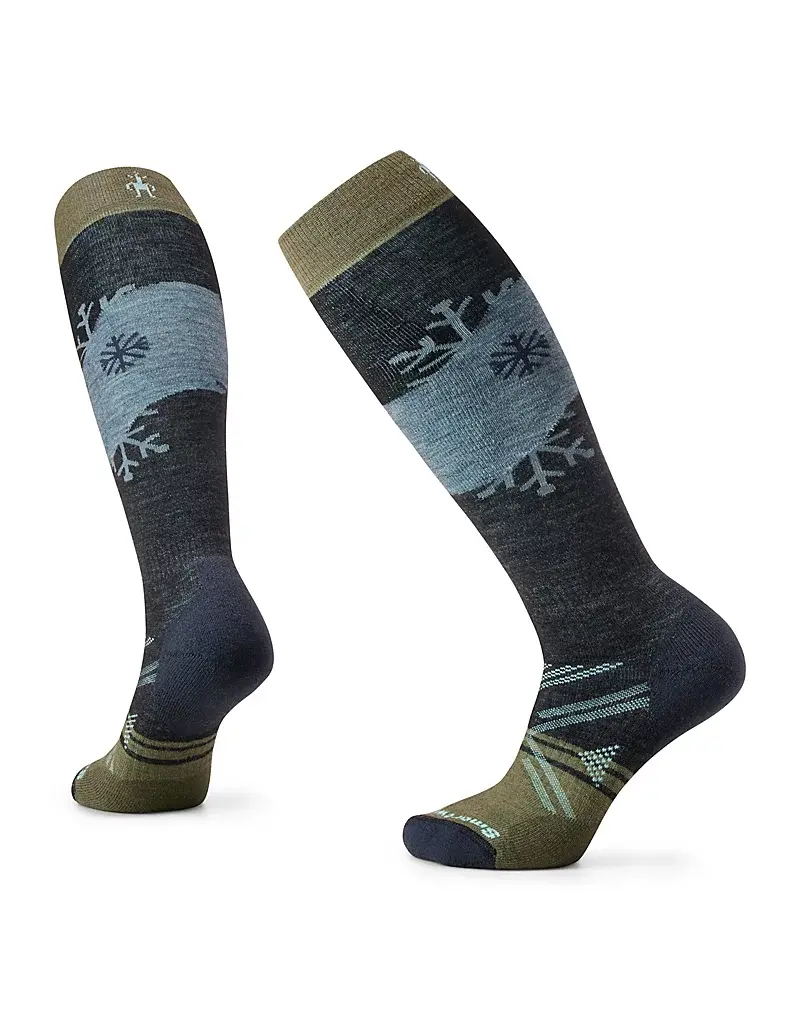 Smartwool Women's Ski Full Cushion Snowpocalypse Pattern Over The Calf Socks