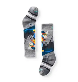 Smartwool Kids' Wintersport Full Cushion Mountain Moose Pattern Over The Calf Socks