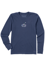 Life is Good Long Sleeve Crusher Tee Wm