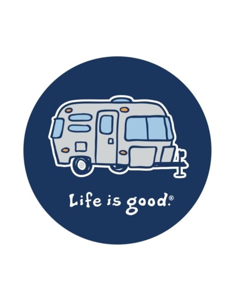 Life is Good 4" Circle Sticker
