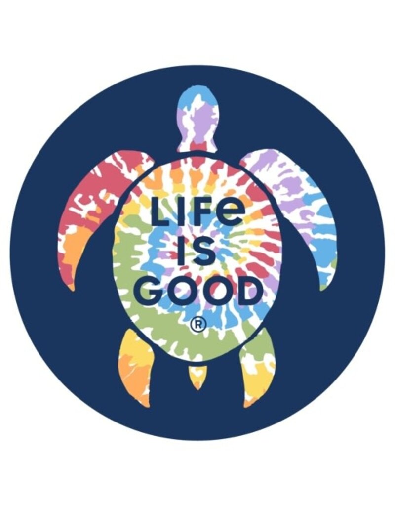 Life is Good 4" Circle Sticker