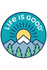 Life is Good 4" Circle Sticker