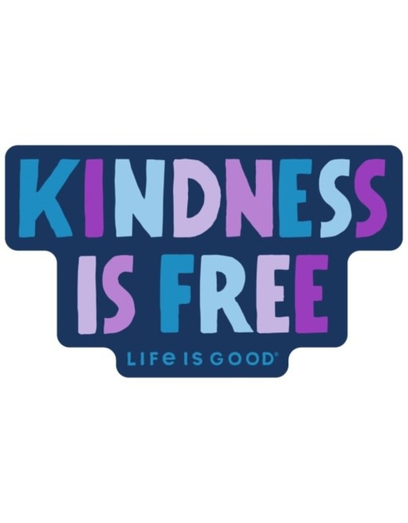 Life is Good Die Cut Sticker