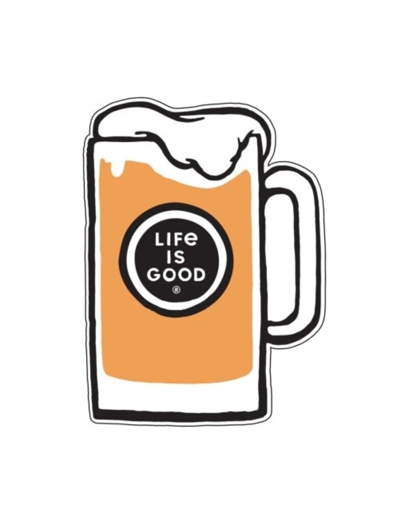 Life is Good Die Cut Sticker