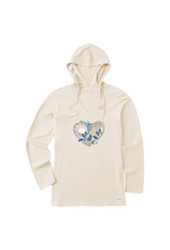Life is Good Long Sleeve Crusher-LITE Hooded Tee Wm