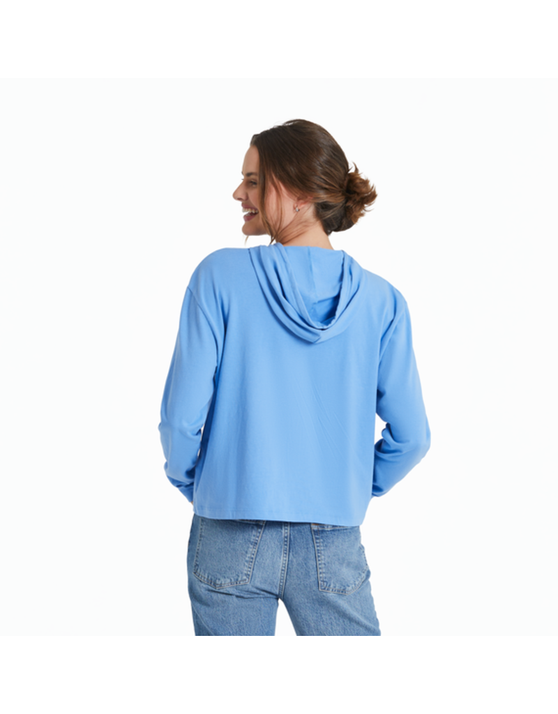 Life is Good Crusher Boxy Hoodie Wm