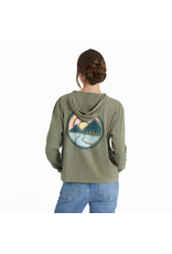 Life is Good Crusher Boxy Hoodie Wm