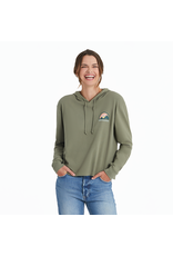 Life is Good Crusher Boxy Hoodie Wm