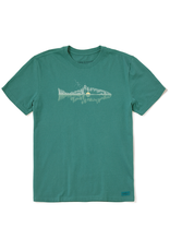 Life is Good Short Sleeve Crusher Tee Mn