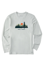 Life is Good Long Sleeve Crusher-LITE Tee Mn
