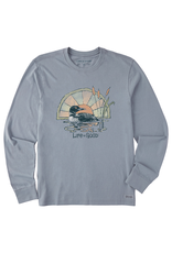 Life is Good Long Sleeve Crusher-LITE Tee Mn