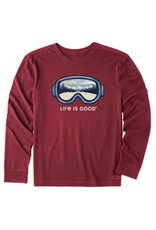 Life is Good Long Sleeve Crusher Tee Mn