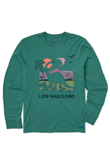 Life is Good Long Sleeve Crusher Tee Kids
