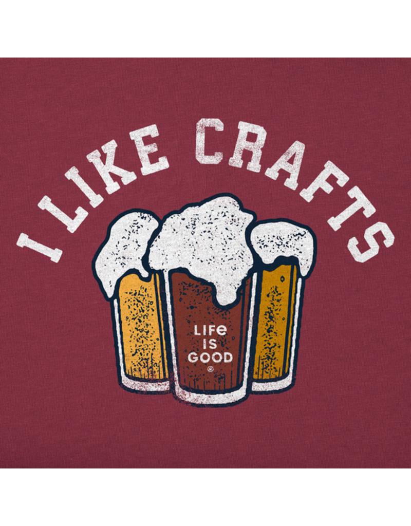Life is Good Long Sleeve Crusher Tee Mn