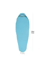 Breeze Sleeping Bag Liner - Mummy w/ Drawcord
