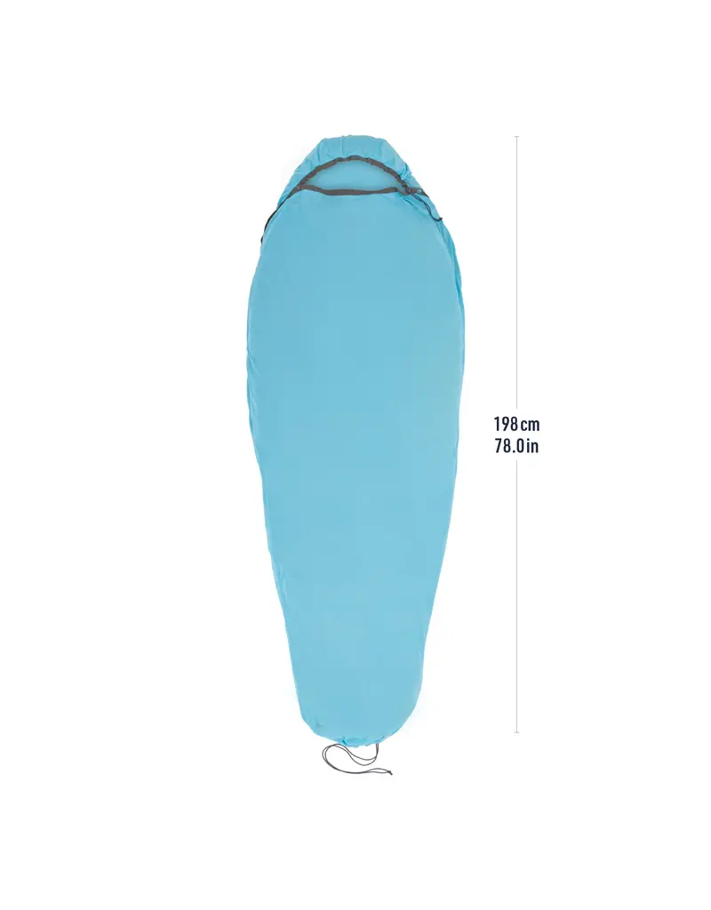 Breeze Sleeping Bag Liner - Mummy w/ Drawcord