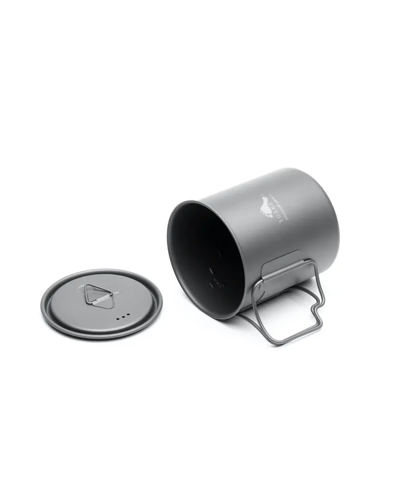 TOAKS LIGHT Titanium 450ml Cup with Lid