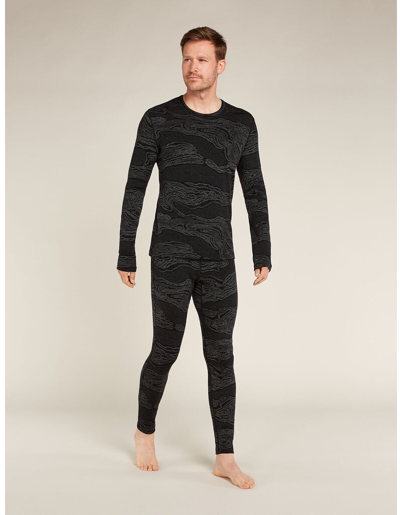 Icebreaker Men Merino 260 Vertex LS Crewe Snow Guide
