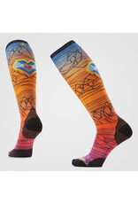 Smartwool Ski Zero Cushion Geo Peaks Print OTC Socks