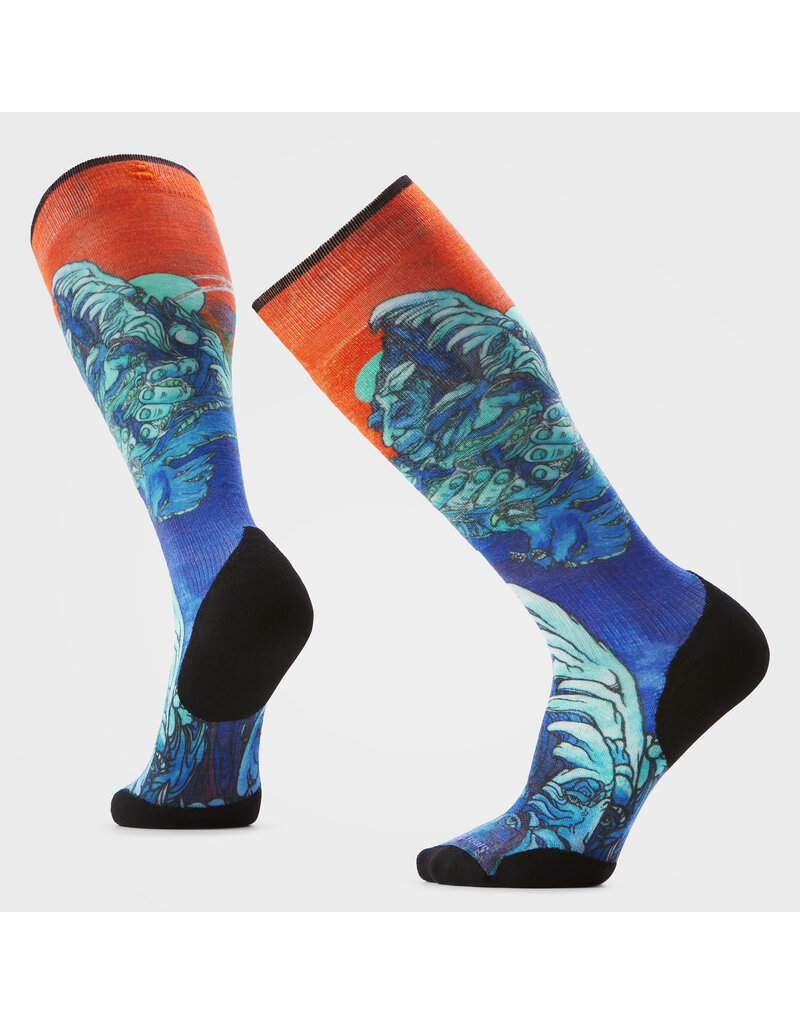 Smartwool Ski Targeted Cushion Winter Haze Print OTC Socks