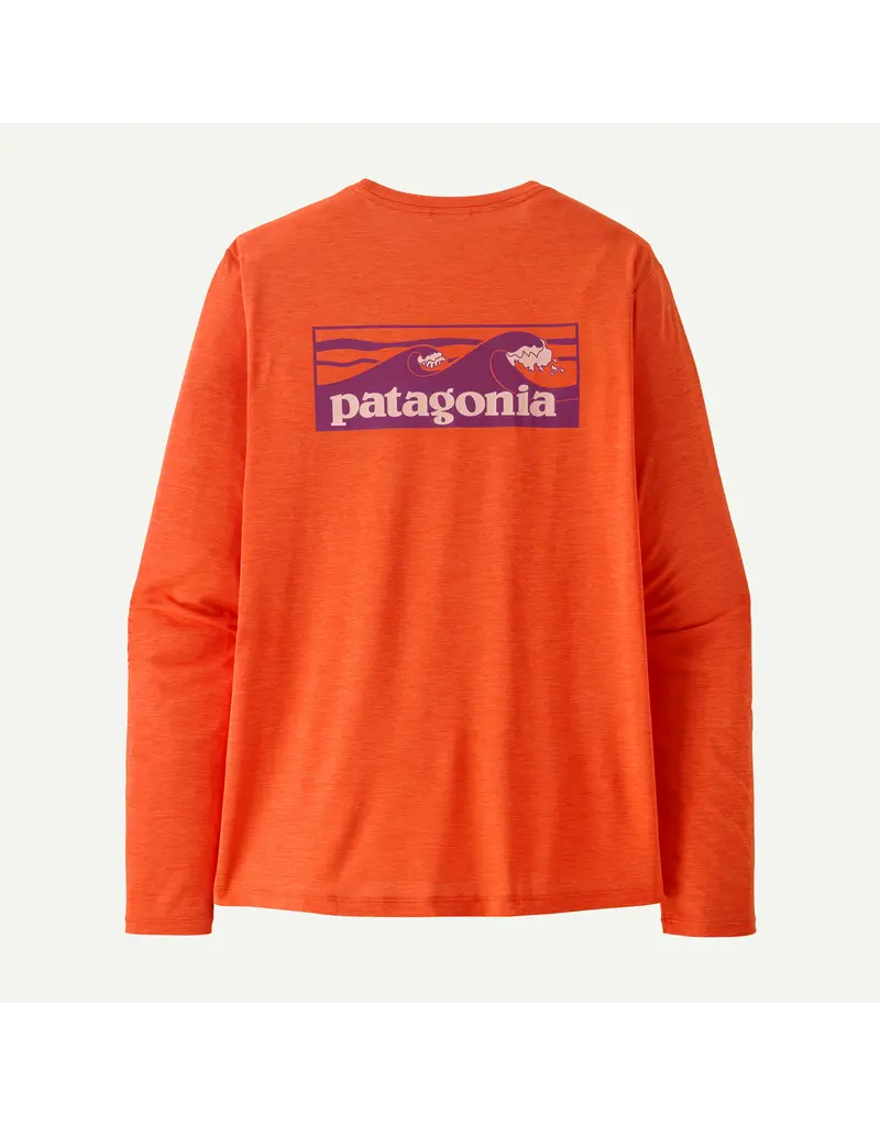 Patagonia M's L/S Cap Cool Daily Shirt - Boardshort Logo