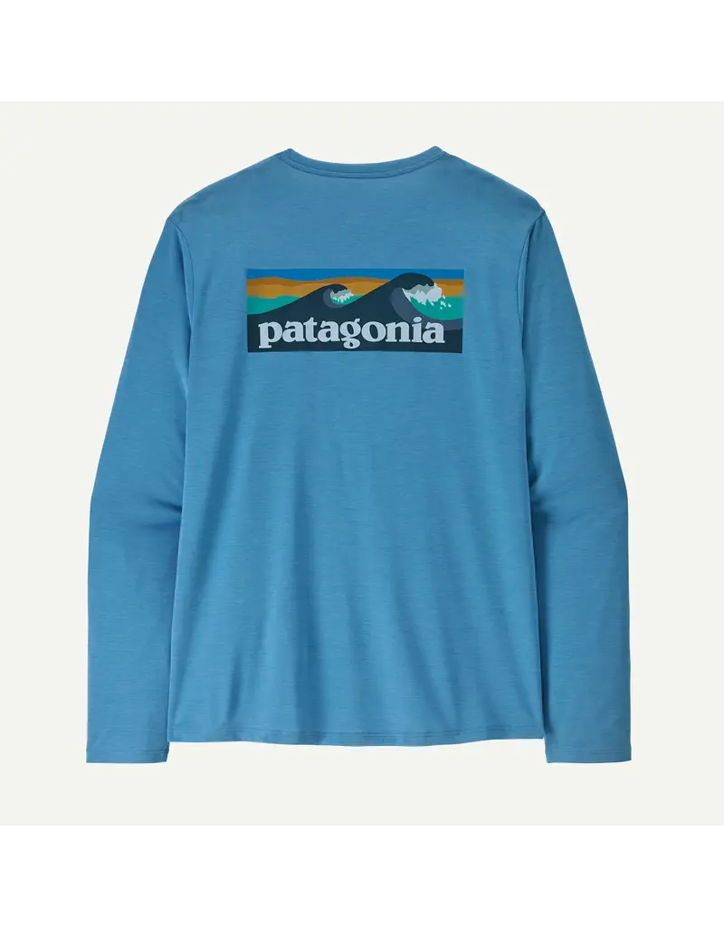 Patagonia M's L/S Cap Cool Daily Shirt - Boardshort Logo