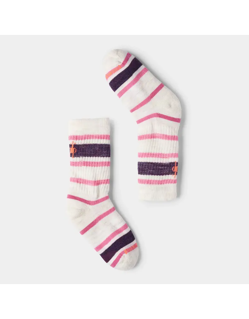 Smartwool Kids' Hike Light Cushion Striped Crew Socks