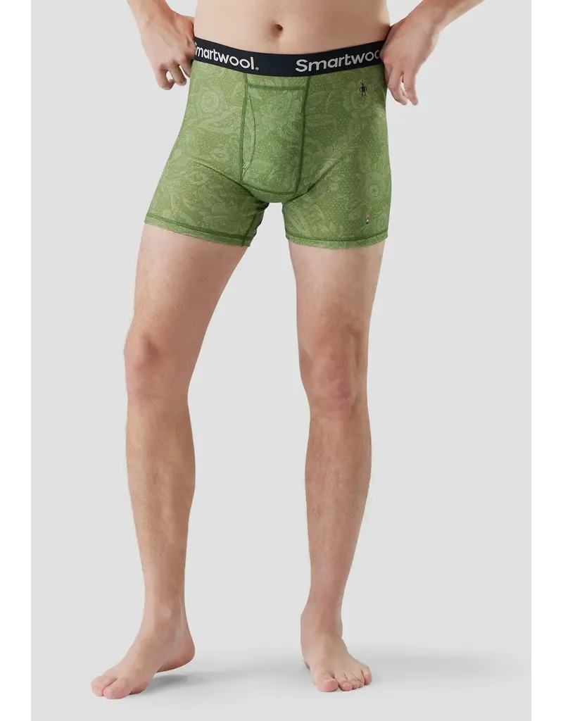 Smartwool Men's Merino Print Boxer Brief Boxed