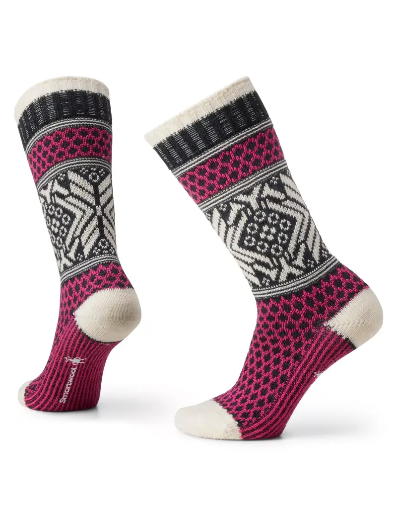 Smartwool Everyday Popcorn Snowflake Pattern Crew Socks
