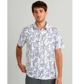 Huk PURSUIT PRINTED POLO