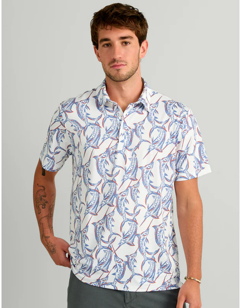 Huk PURSUIT PRINTED POLO