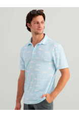 Huk PURSUIT PRINTED POLO