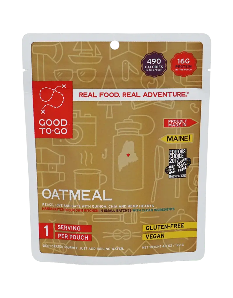 Good To-Go Oatmeal 1P