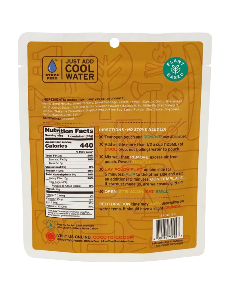 Good To-Go Carrot-Ginger Power Bowl 1P