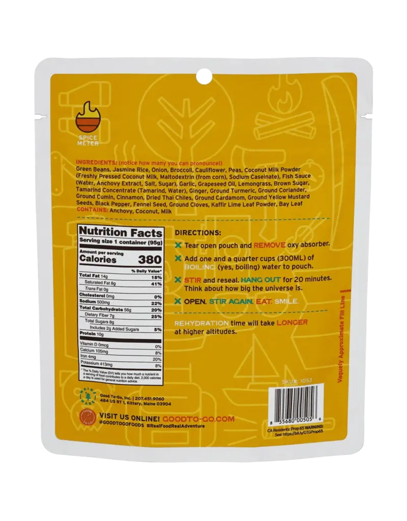 Good To-Go Thai Curry 1P
