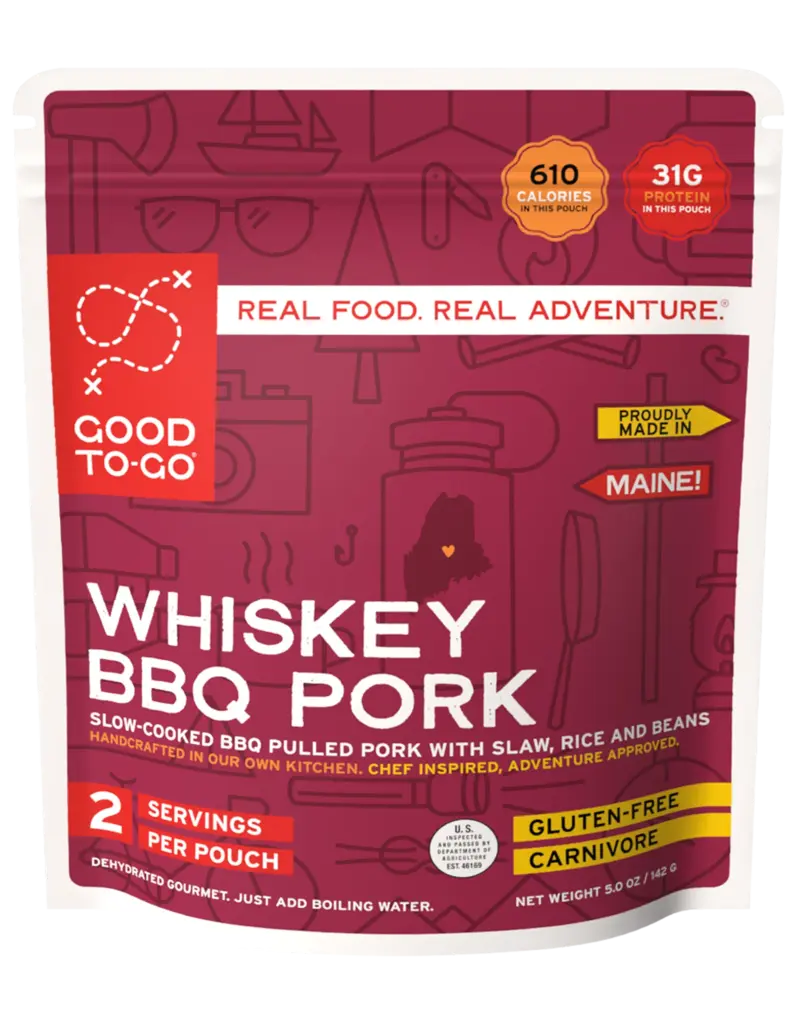 Good To-Go Whiskey BBQ Pork 2P