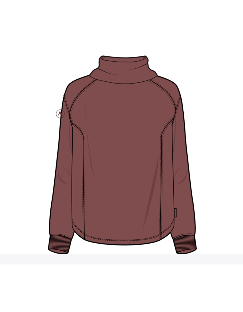 Marmot Wm's Hideaway Plush Funnel Neck LS