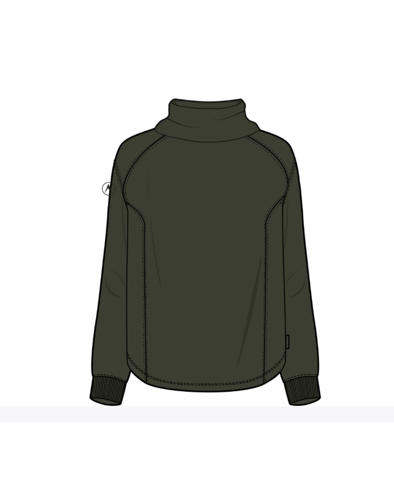 Marmot Wm's Hideaway Plush Funnel Neck LS