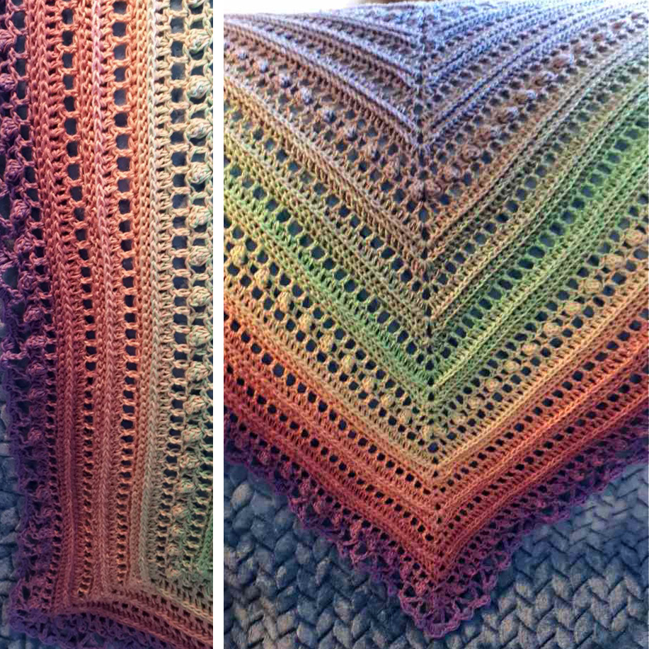 Secret Paths Shawl - Complete!